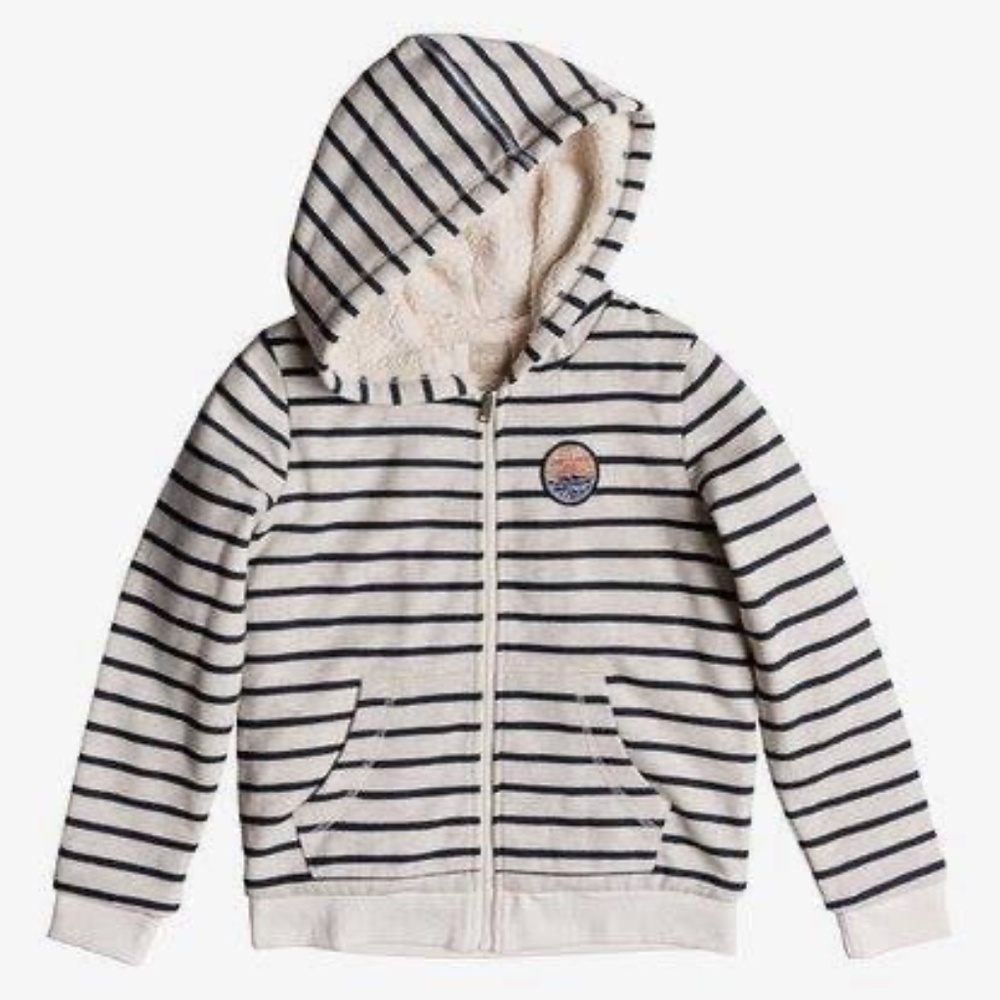 BRAND NEW girl roxy all my life Sherpa lined hoodie size XXL ( for 16 yr old )